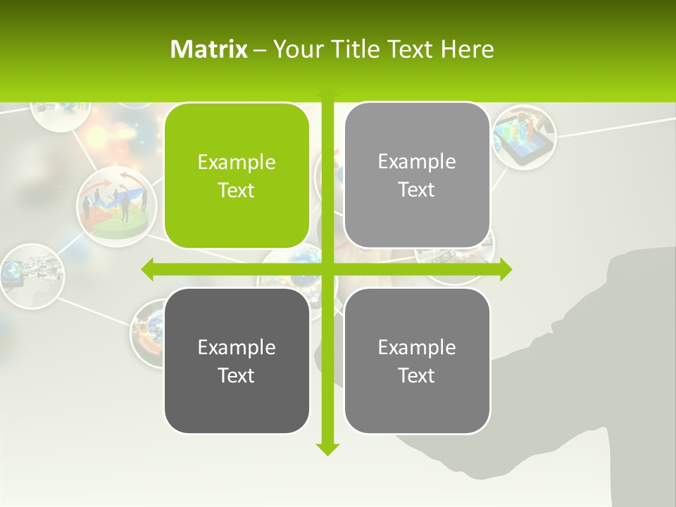 A Person Touching A Button On A Touch Screen PowerPoint Template