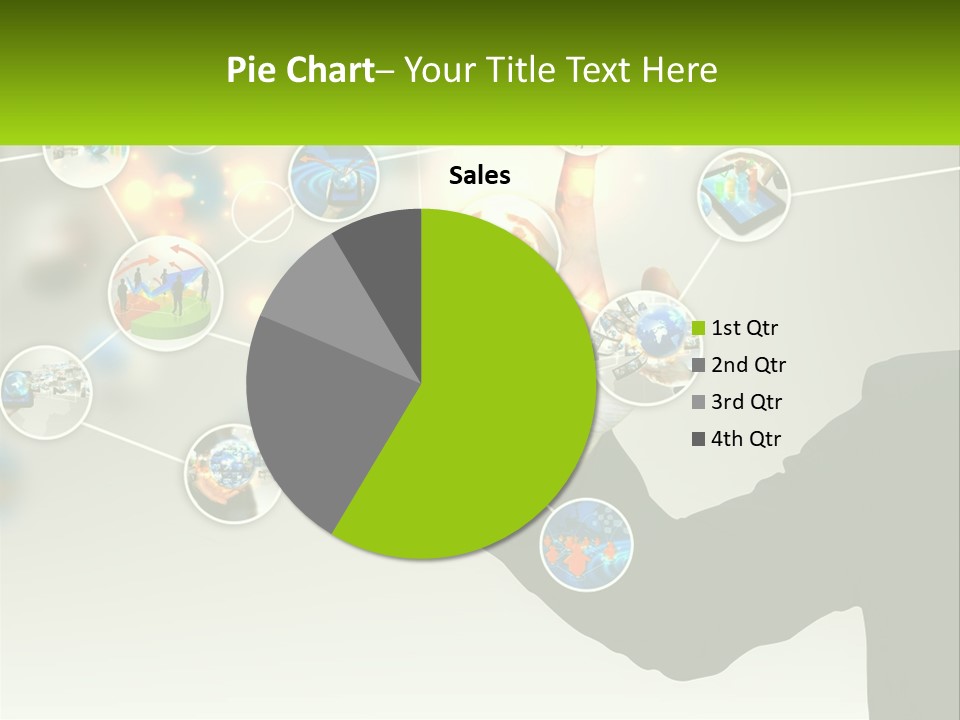 A Person Touching A Button On A Touch Screen PowerPoint Template