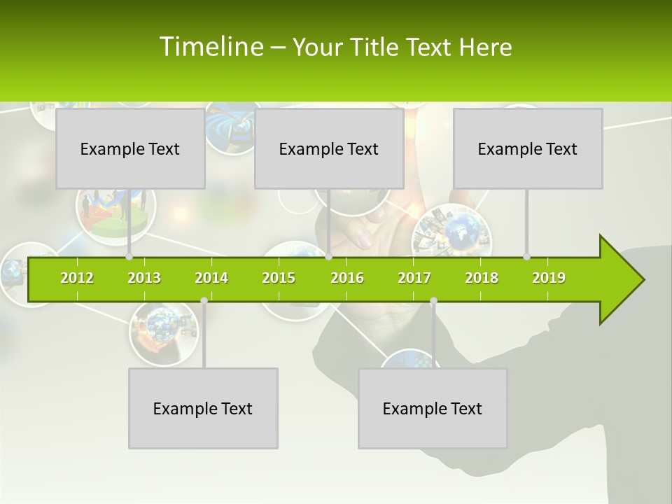A Person Touching A Button On A Touch Screen PowerPoint Template