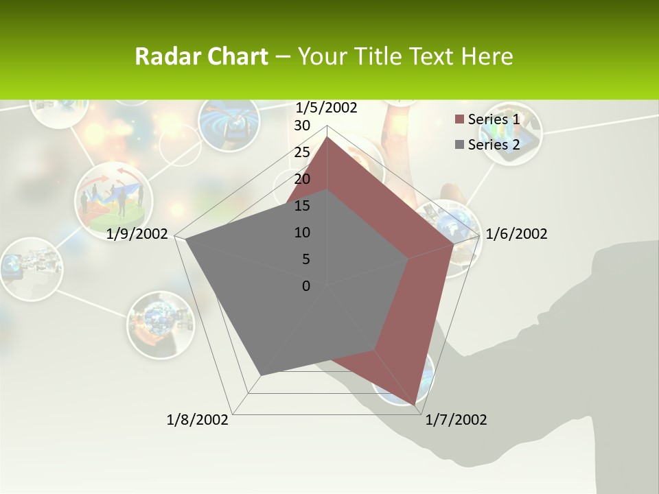 A Person Touching A Button On A Touch Screen PowerPoint Template