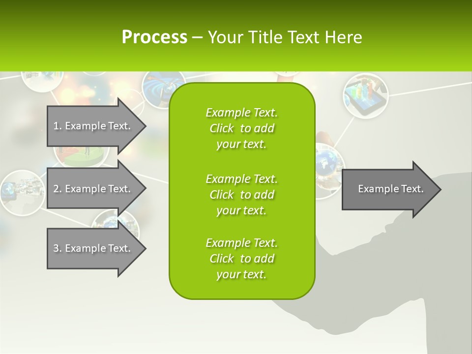 A Person Touching A Button On A Touch Screen PowerPoint Template