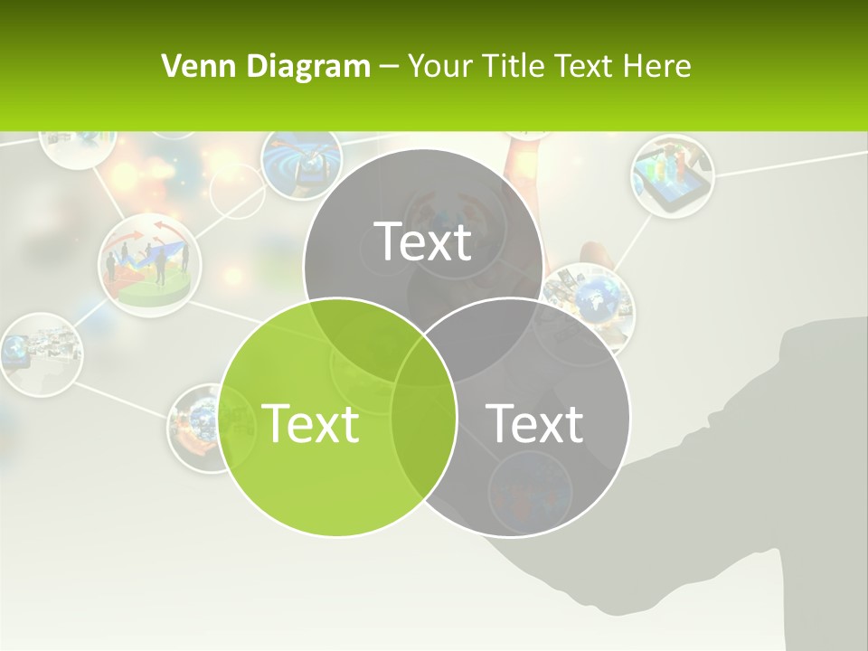 A Person Touching A Button On A Touch Screen PowerPoint Template