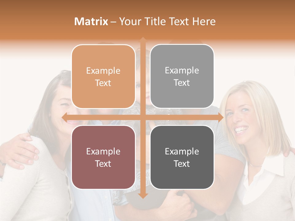 A Group Of People Holding A Child In Front Of A White Background PowerPoint Template