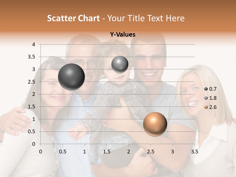 A Group Of People Holding A Child In Front Of A White Background PowerPoint Template