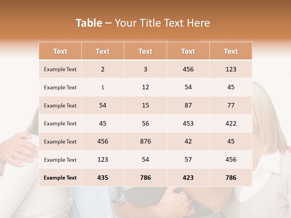 A Group Of People Holding A Child In Front Of A White Background PowerPoint Template