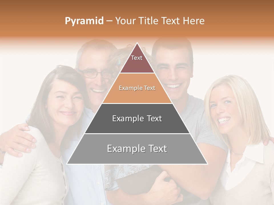 A Group Of People Holding A Child In Front Of A White Background PowerPoint Template