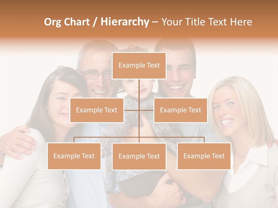 A Group Of People Holding A Child In Front Of A White Background PowerPoint Template