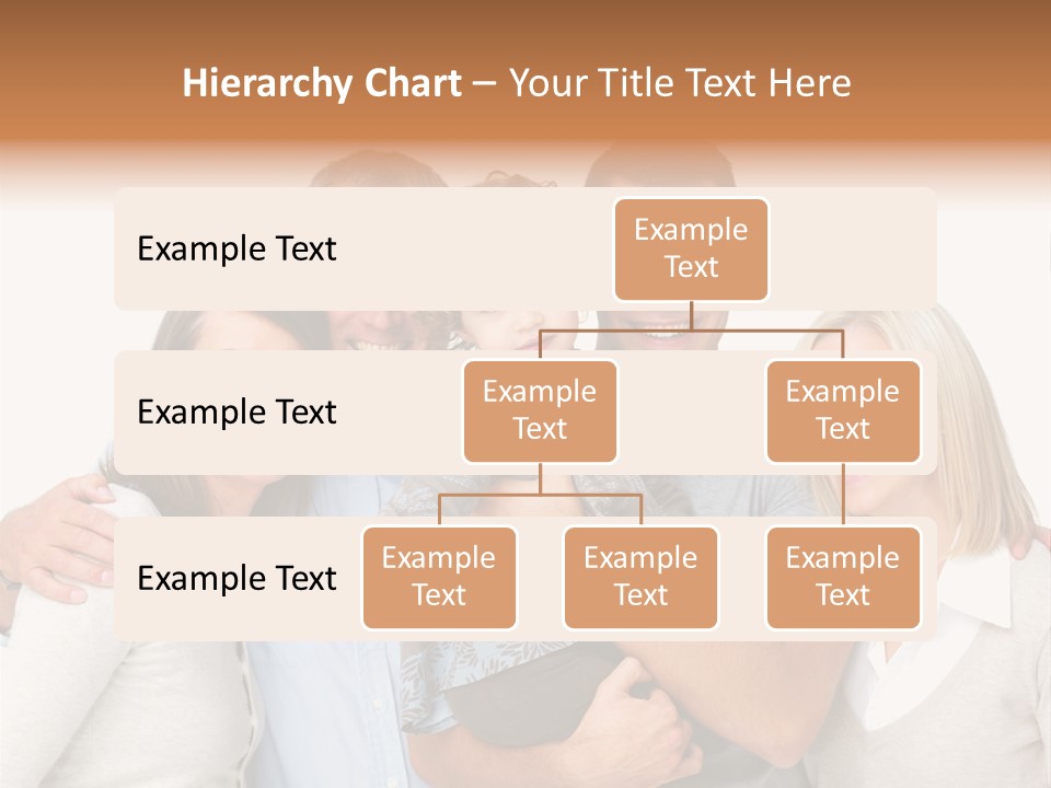 A Group Of People Holding A Child In Front Of A White Background PowerPoint Template