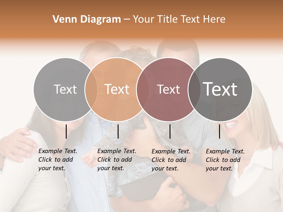 A Group Of People Holding A Child In Front Of A White Background PowerPoint Template