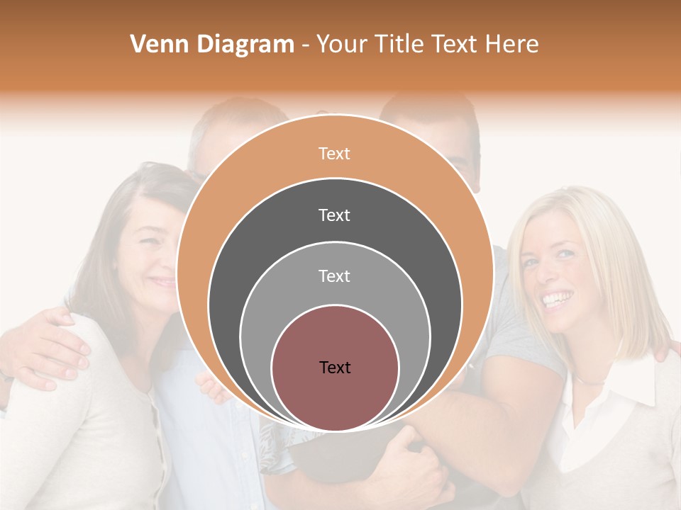 A Group Of People Holding A Child In Front Of A White Background PowerPoint Template