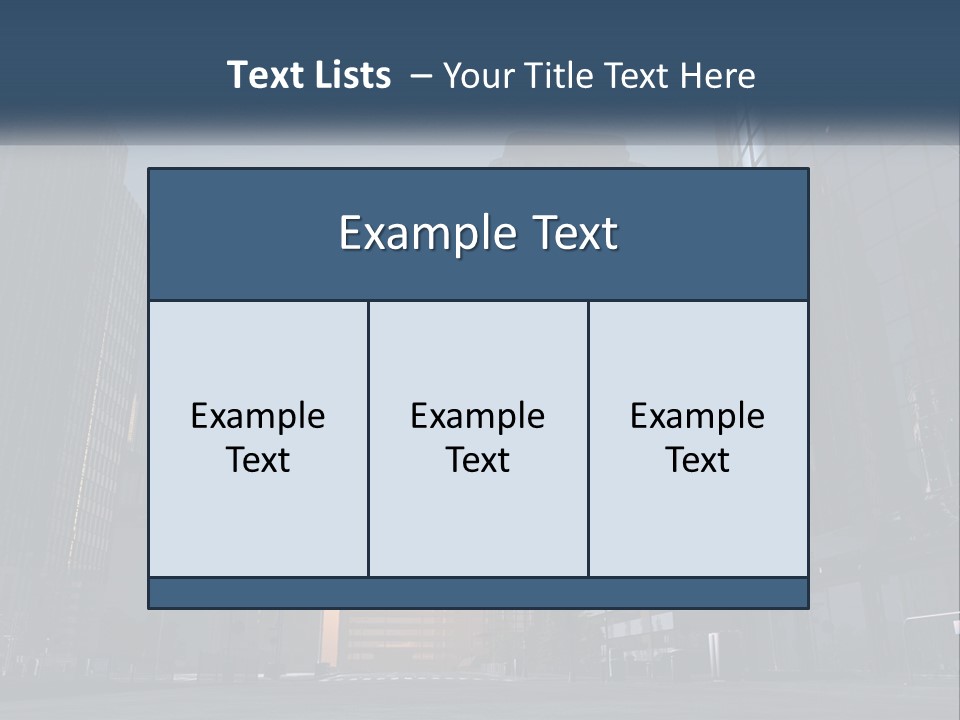 A Group Of Skyscrapers With The Sun Setting In The Background PowerPoint Template