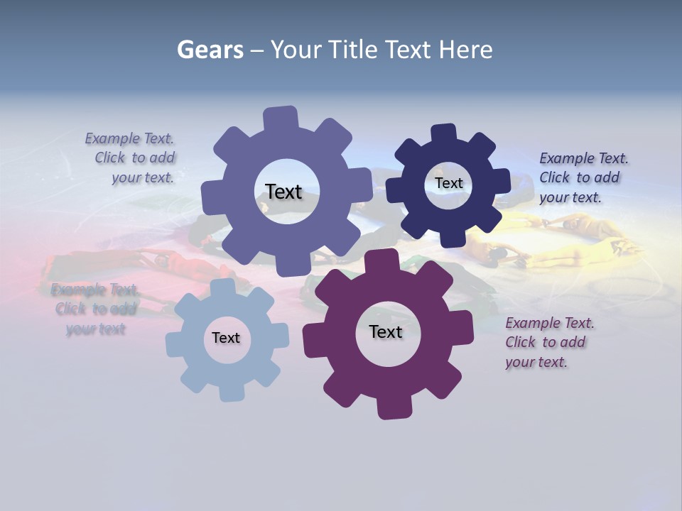A Group Of Lanyards Sitting On Top Of A Table PowerPoint Template