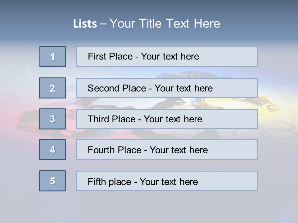 A Group Of Lanyards Sitting On Top Of A Table PowerPoint Template