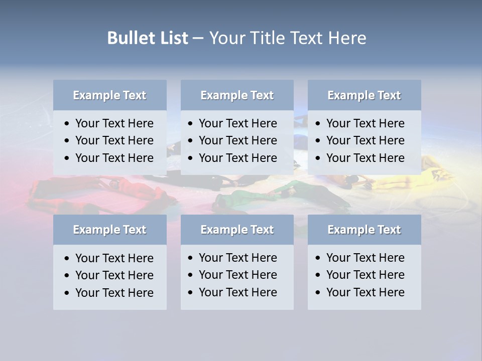 A Group Of Lanyards Sitting On Top Of A Table PowerPoint Template