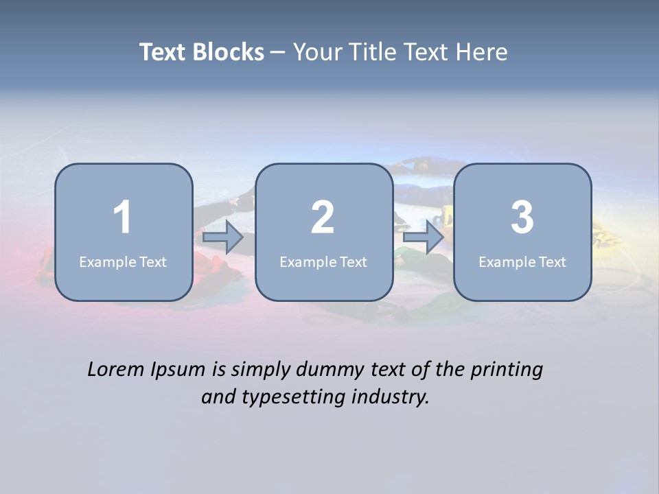 A Group Of Lanyards Sitting On Top Of A Table PowerPoint Template