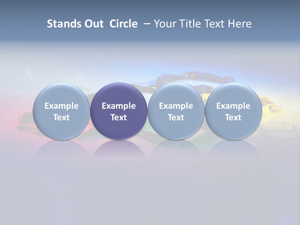 A Group Of Lanyards Sitting On Top Of A Table PowerPoint Template