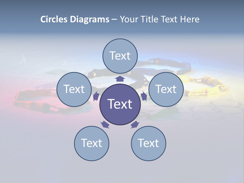A Group Of Lanyards Sitting On Top Of A Table PowerPoint Template
