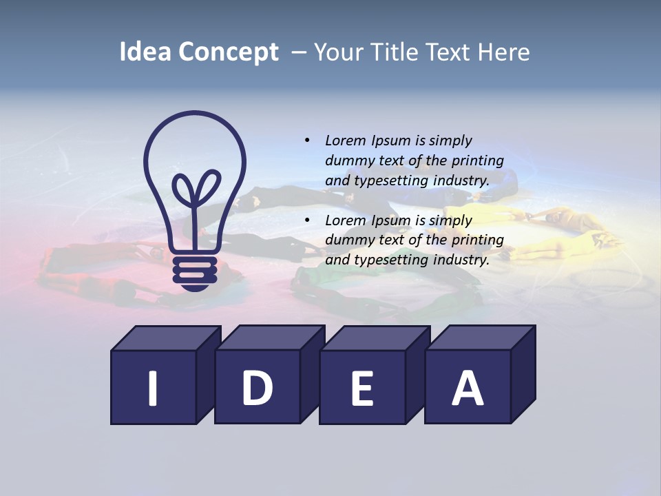 A Group Of Lanyards Sitting On Top Of A Table PowerPoint Template