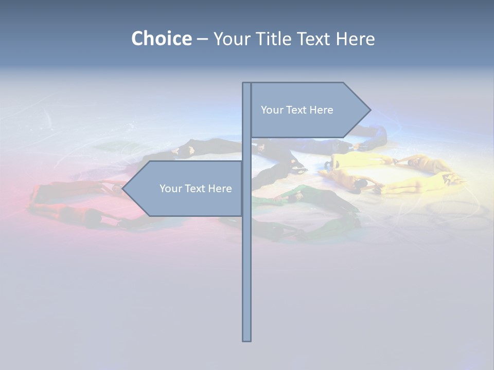 A Group Of Lanyards Sitting On Top Of A Table PowerPoint Template