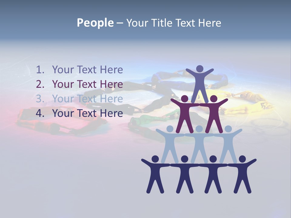 A Group Of Lanyards Sitting On Top Of A Table PowerPoint Template