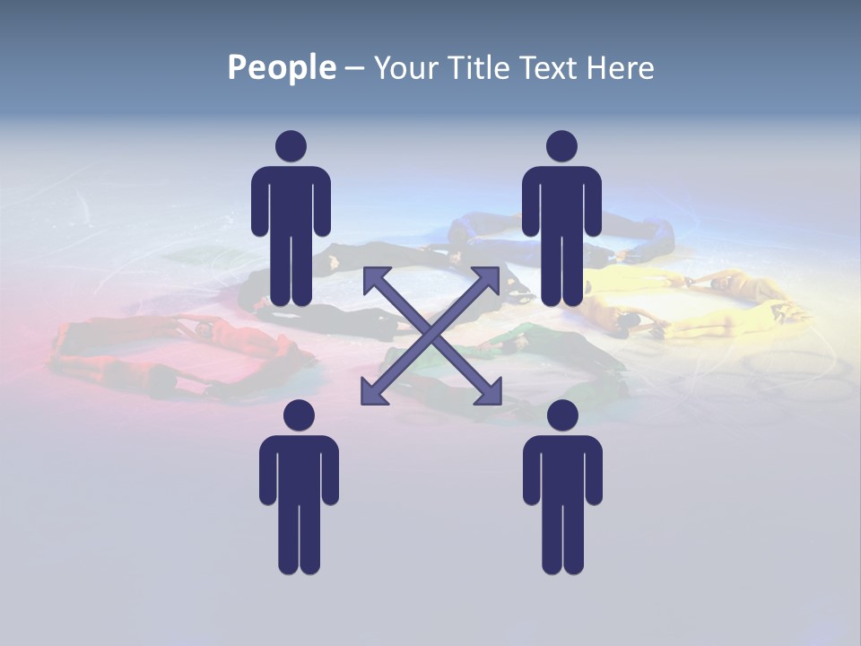 A Group Of Lanyards Sitting On Top Of A Table PowerPoint Template