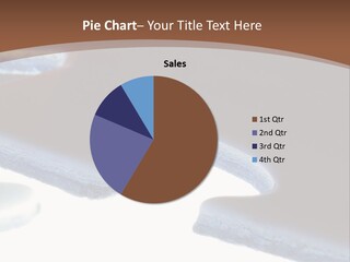 A Piece Of A Puzzle On A Brown Background PowerPoint Template