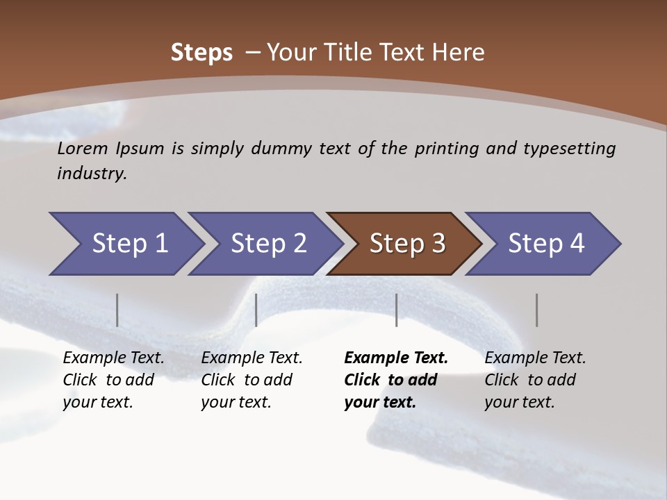 A Piece Of A Puzzle On A Brown Background PowerPoint Template