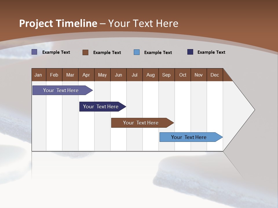 A Piece Of A Puzzle On A Brown Background PowerPoint Template
