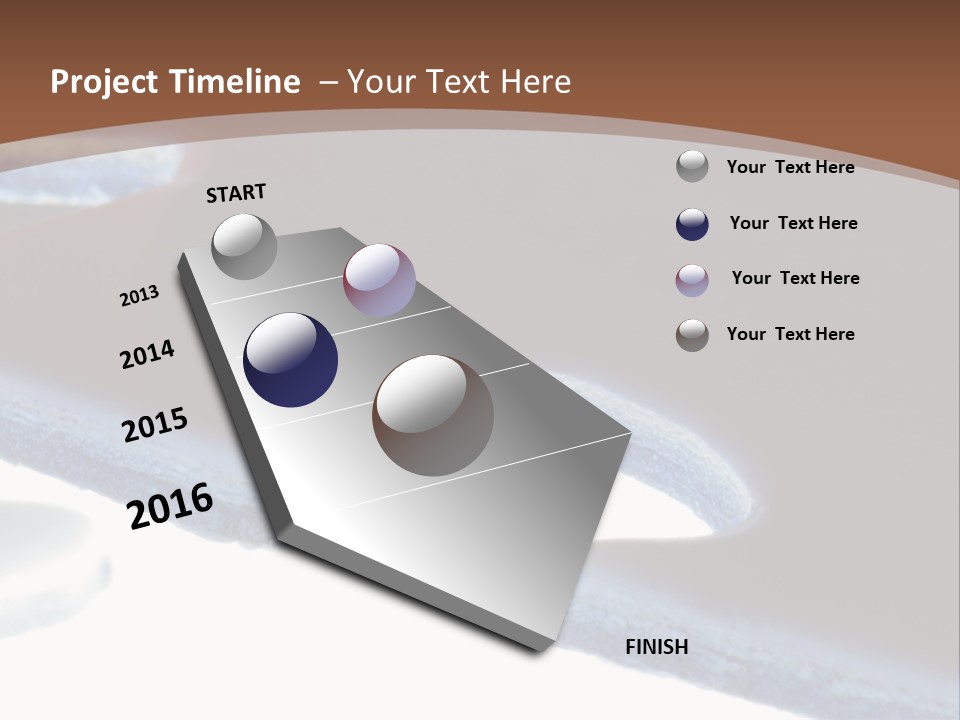 A Piece Of A Puzzle On A Brown Background PowerPoint Template