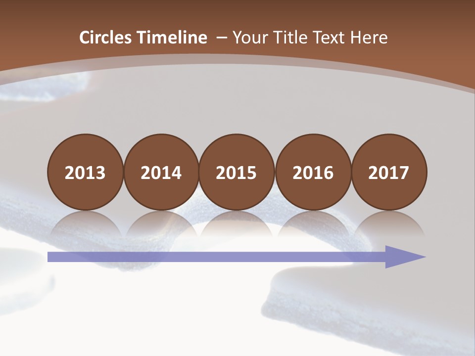 A Piece Of A Puzzle On A Brown Background PowerPoint Template