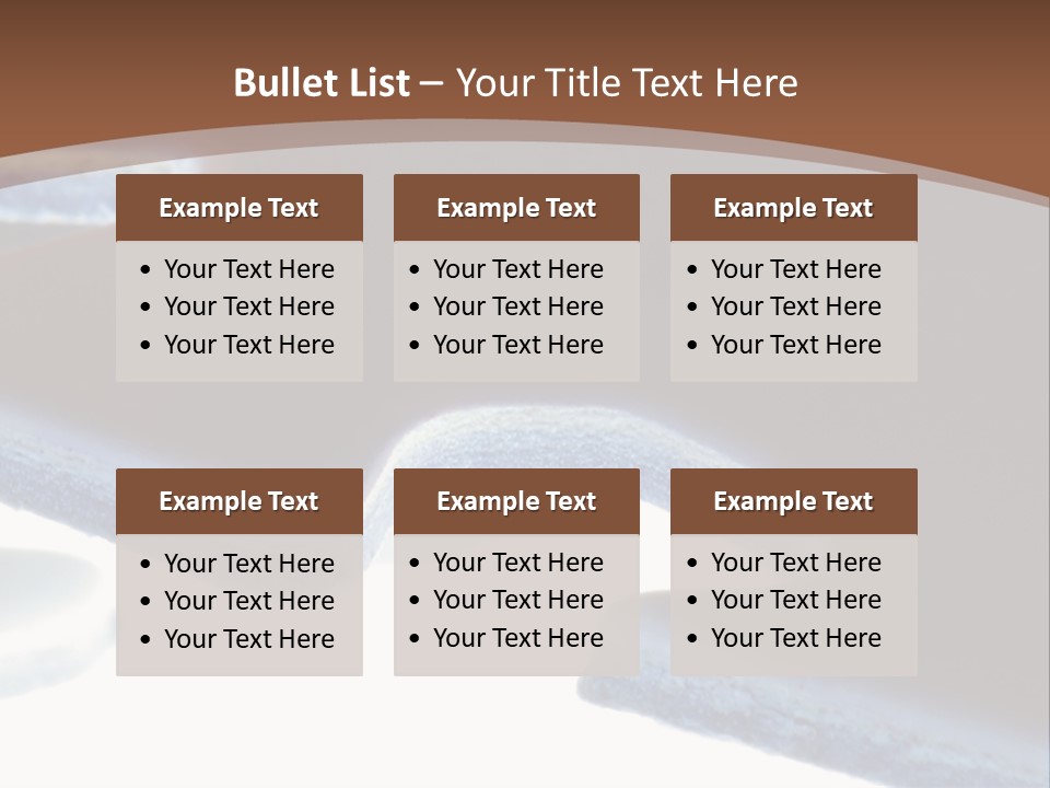 A Piece Of A Puzzle On A Brown Background PowerPoint Template