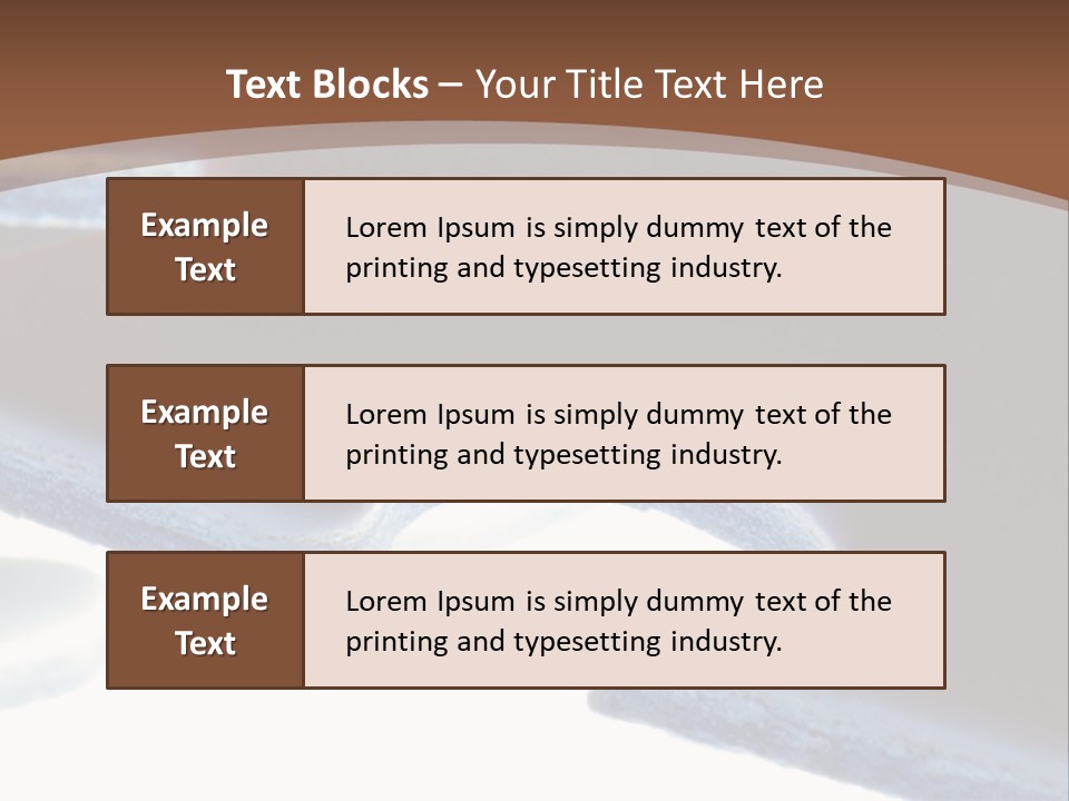 A Piece Of A Puzzle On A Brown Background PowerPoint Template