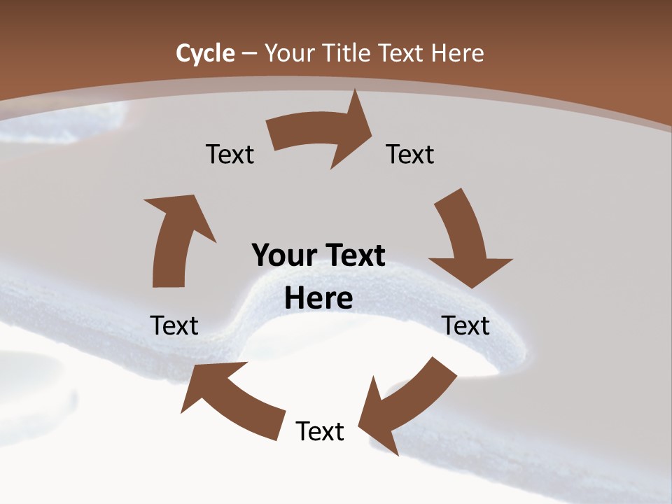 A Piece Of A Puzzle On A Brown Background PowerPoint Template