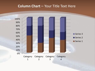 A Piece Of A Puzzle On A Brown Background PowerPoint Template