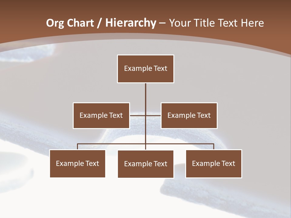 A Piece Of A Puzzle On A Brown Background PowerPoint Template