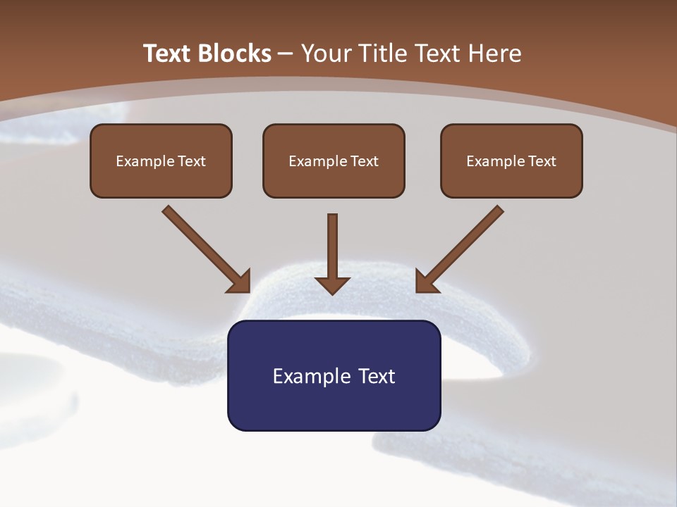 A Piece Of A Puzzle On A Brown Background PowerPoint Template