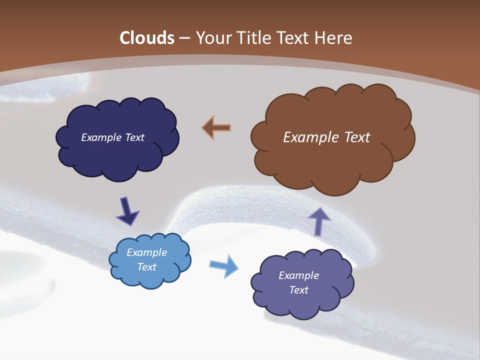 A Piece Of A Puzzle On A Brown Background PowerPoint Template