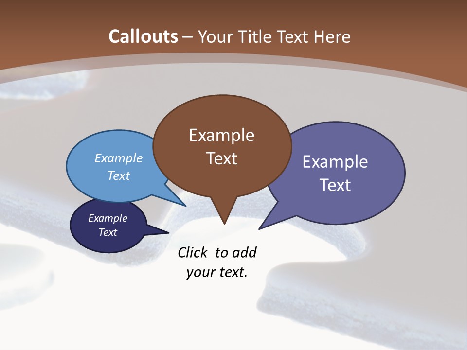 A Piece Of A Puzzle On A Brown Background PowerPoint Template