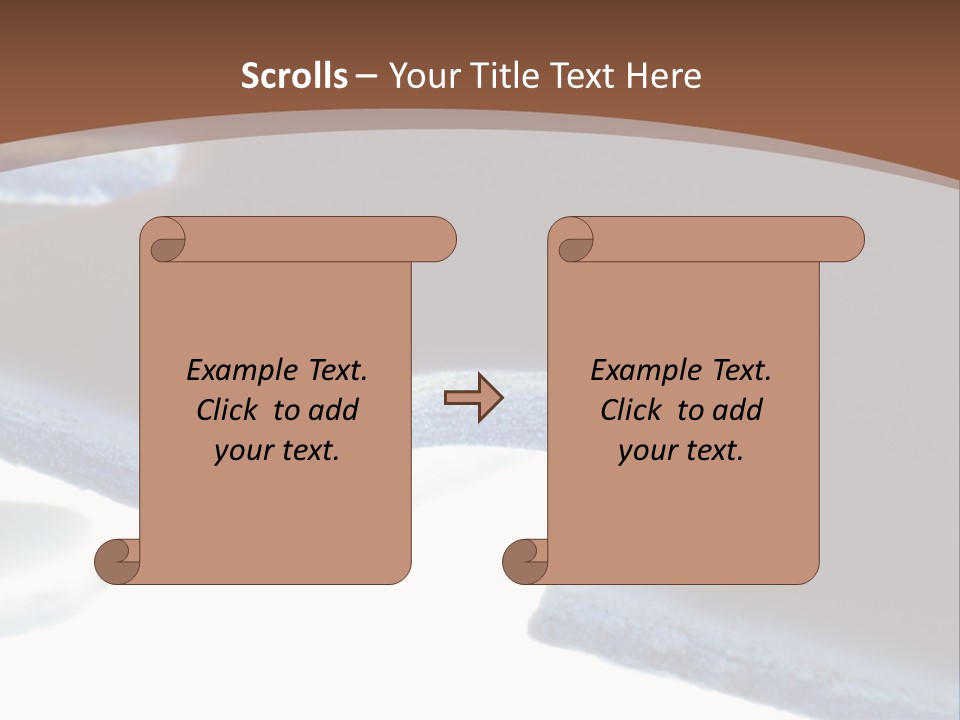 A Piece Of A Puzzle On A Brown Background PowerPoint Template