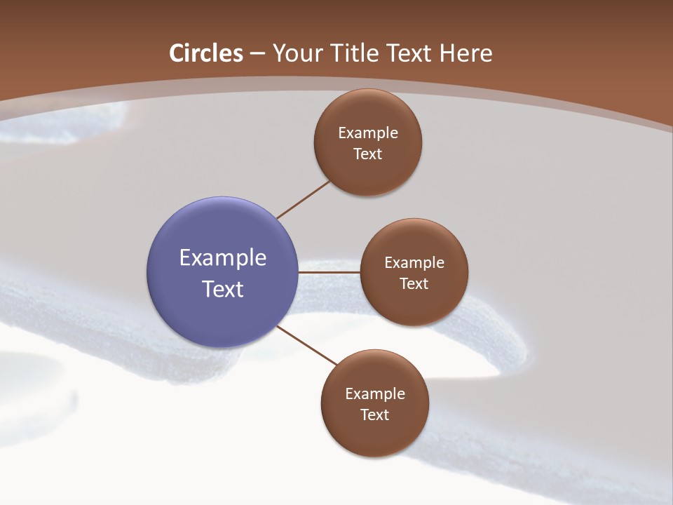 A Piece Of A Puzzle On A Brown Background PowerPoint Template