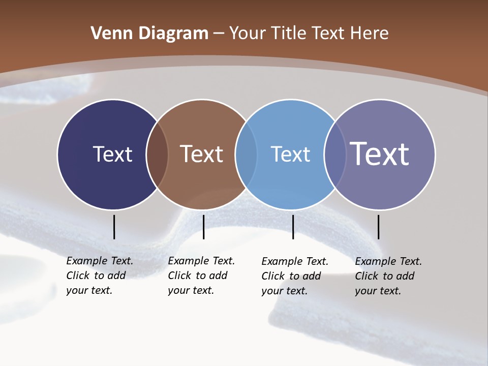 A Piece Of A Puzzle On A Brown Background PowerPoint Template