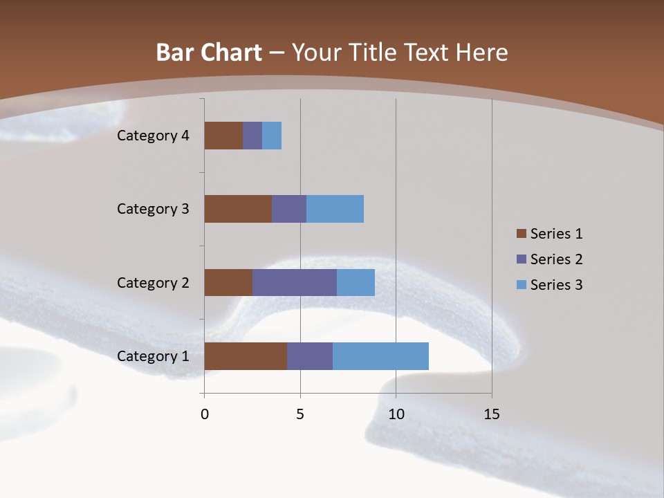 A Piece Of A Puzzle On A Brown Background PowerPoint Template