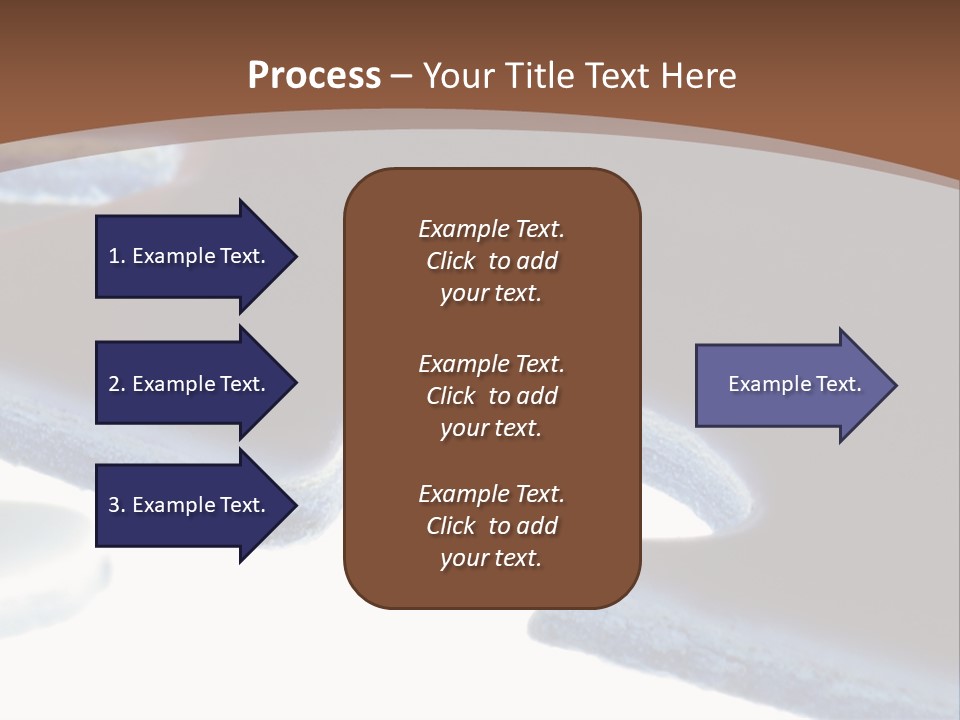 A Piece Of A Puzzle On A Brown Background PowerPoint Template