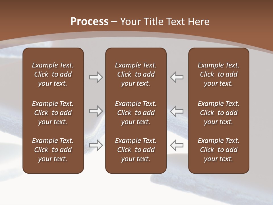 A Piece Of A Puzzle On A Brown Background PowerPoint Template