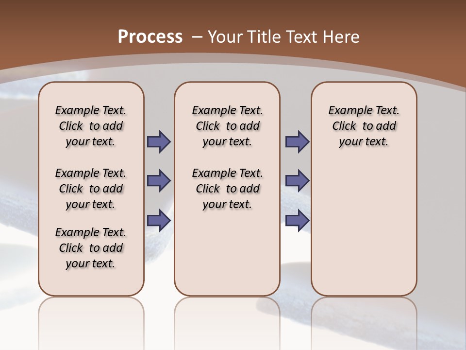 A Piece Of A Puzzle On A Brown Background PowerPoint Template
