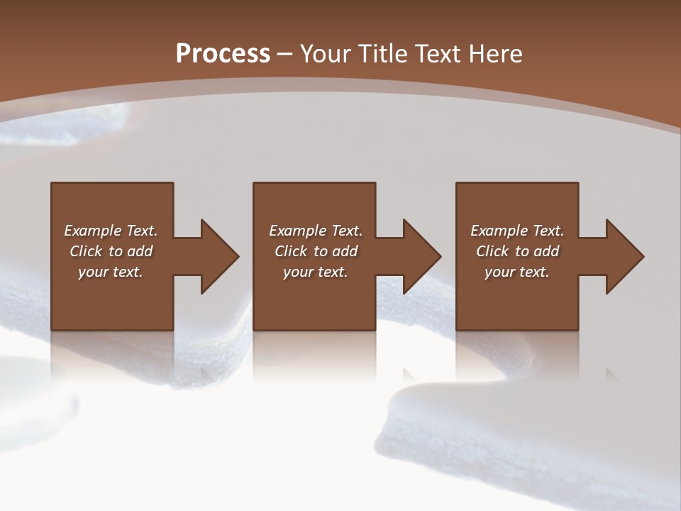 A Piece Of A Puzzle On A Brown Background PowerPoint Template