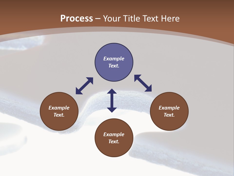 A Piece Of A Puzzle On A Brown Background PowerPoint Template