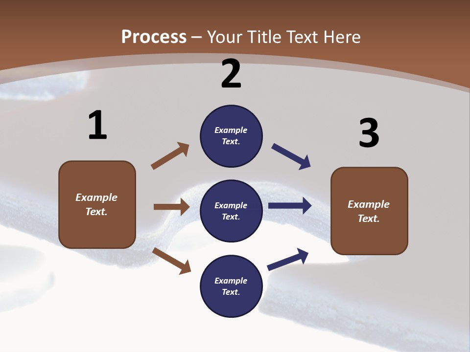 A Piece Of A Puzzle On A Brown Background PowerPoint Template