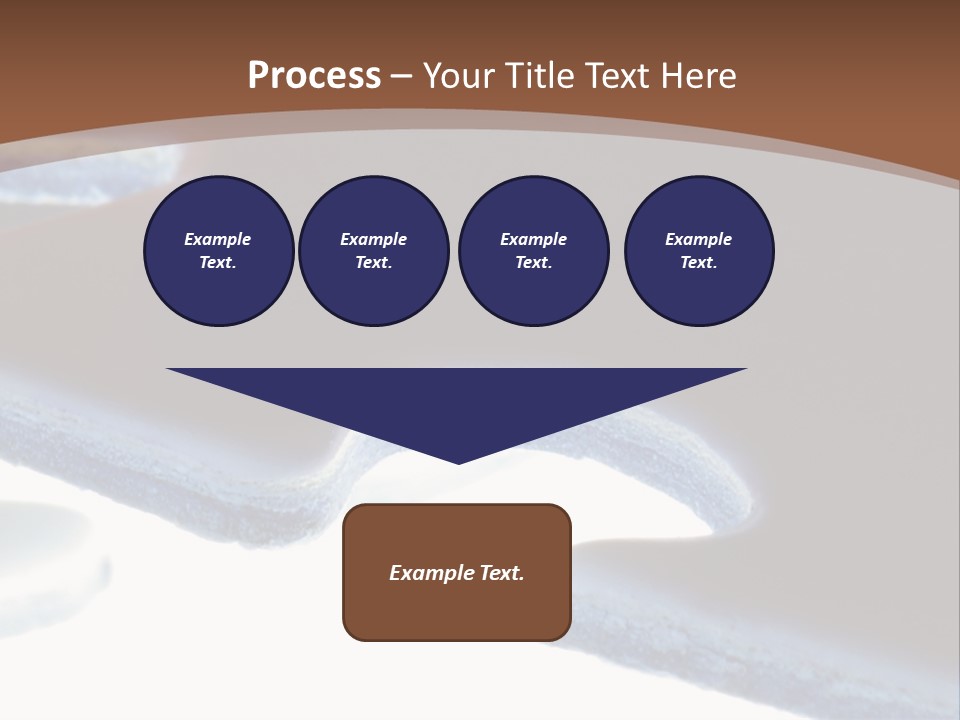 A Piece Of A Puzzle On A Brown Background PowerPoint Template