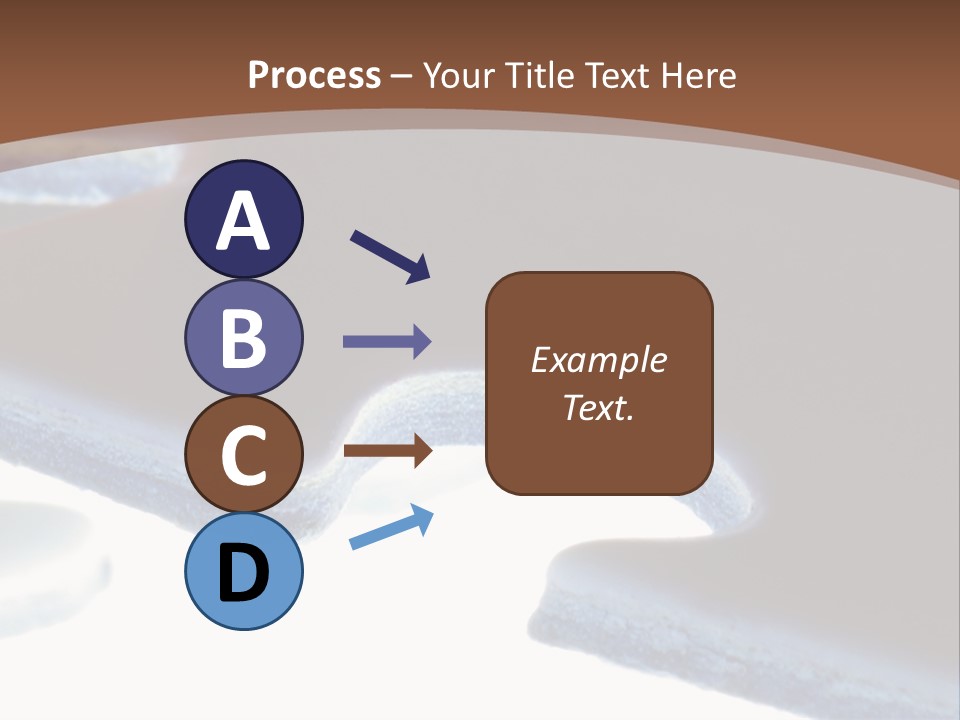 A Piece Of A Puzzle On A Brown Background PowerPoint Template